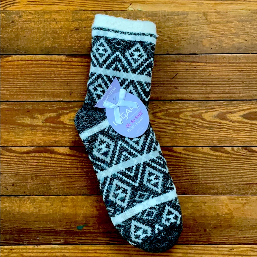 Legale Oh So Soft Plush Feet Slipper Socks